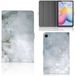 B2Ctelecom Book Case voor Samsung Galaxy Tab S6 Lite (2022) - Kunstleer/Siliconen/TPU - Schilderij/Effen kleur - Grijs