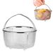 Inovra - Panier vapeur Acier inoxydable - Panier vapeur maille - Insert cuiseur vapeur - Fonction filtre à huile - Convient pour cuiseur à riz - 18CM - Panier vapeur