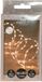Anna's Collection Draadverlichting lichtsnoer - 66 led lampjes - warm wit - zilver draad - 100 cm