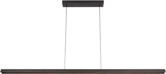 Lucide FELSTED - Hanglamp - LED Dimbaar - CCT - 1x28W 2200K/4000K - Zwart