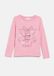 s.Oliver - T-shirt met glitterprint voor meisjes, roze, maat 116/122