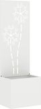 vidaXL Privacy Screen White 50 x 32 x 150 cm Cold-Rolled Steel