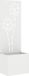 vidaXL Privacy Screen White 50 x 32 x 150 cm Cold-Rolled Steel