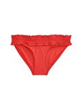 Next - Dames - Gerimpelde bikinislip met hoge taille - Rood