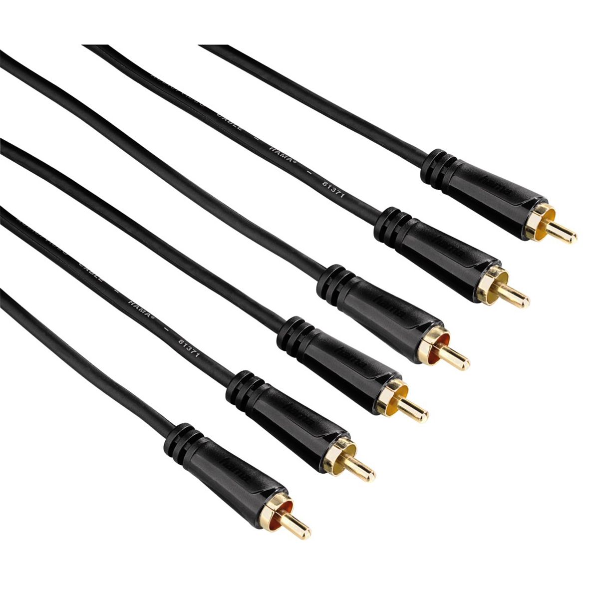Hama 75122158 Component Videokabel - 3m - RCA - Zwart