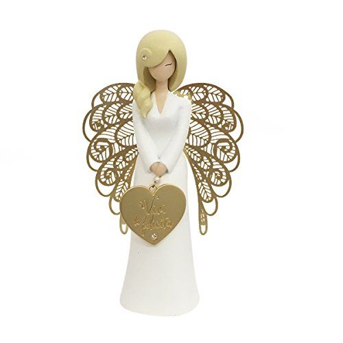 You Are An Angel AN013I - Angel Figurine - Ceramic - White - 15.5 cm