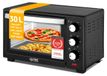 Mini-four, 30 litres, 1600W, température réglable en continu jusqu'à 230°C, minuterie, 3 niveaux d'insertion