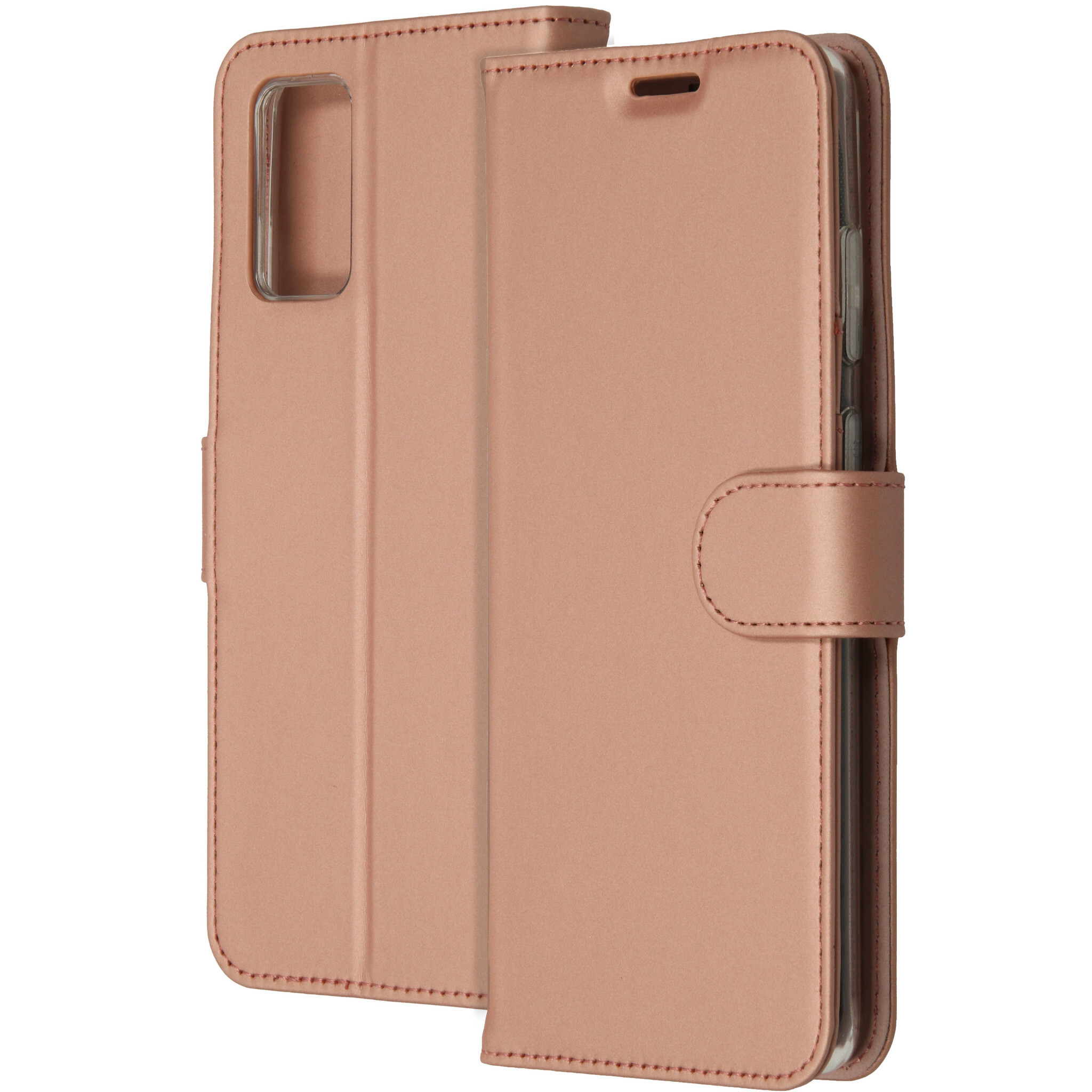 Accezz Wallet Softcase Booktype Samsung Galaxy S20 Plus hoesje - RosÃ© Goud