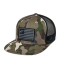 Alpinestars Flag Flat Trucker Hut Green Camo Blck, Größe: One Size