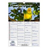 Seelenzauber Familieplanner - Parkieten Magie DIN A3 Kalender Voor 2022