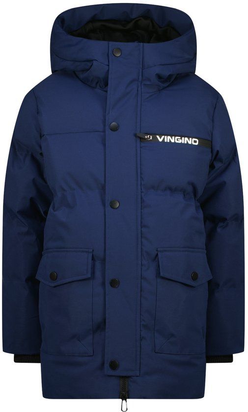 Vingino Tanner Jongens Buitenjas Polyester Navy Maat 16