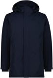 CMP Gevoerde Parka met Vaste Capuchon voor Mannen - Zwartblauw - Polyester - Herfst/Winter 2025 - Maat 58