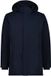 CMP Gevoerde Parka met Vaste Capuchon voor Mannen - Zwartblauw - Polyester - Herfst/Winter 2025 - Maat 58