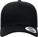 Flexfit - Retro Cotton Blend Snapback Pet - Zwart