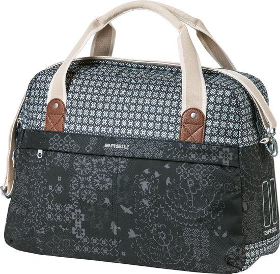 Basil Bohème Single Pannier - 18L - Black