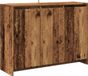 vidaXL Dressoir 102x33x75 cm Bewerkt Hout Oud Houtkleurig