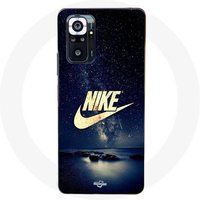 Nike Etui Redmi Note 10 5G logo goud sterrenhemel