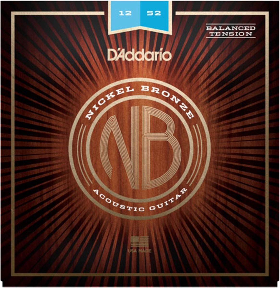 D'ADDARIO NB1252BT Nickel Bronze - Akoestische gitaarsnaren