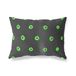 BonaMaison Neon Groen-Rook Decoratieve Kussensloop, Kussenhoezen Bank, Decoratieve Kussenhoesjes, Kussensloop; Sofa, Slaapkamer, Kantoor, Auto 45x60 Cm - Ontworpen en vervaardigd in Turkije
