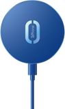 DrPhone MAG5 Chargeur sans fil magnétique - 15W - Bleu