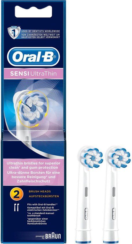 Oral-B Sensi UltraThin Opzetborstels - 2 stuks