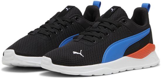 PUMA Anzarun Lite Jr Unisex Sneakers - PUMA Black-Hyperlink Blue-PUMA White-Redmazing