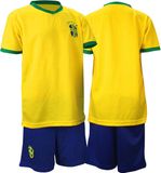Avento Voetbalset Supporter Junior Geel/Blauw/Groen 104