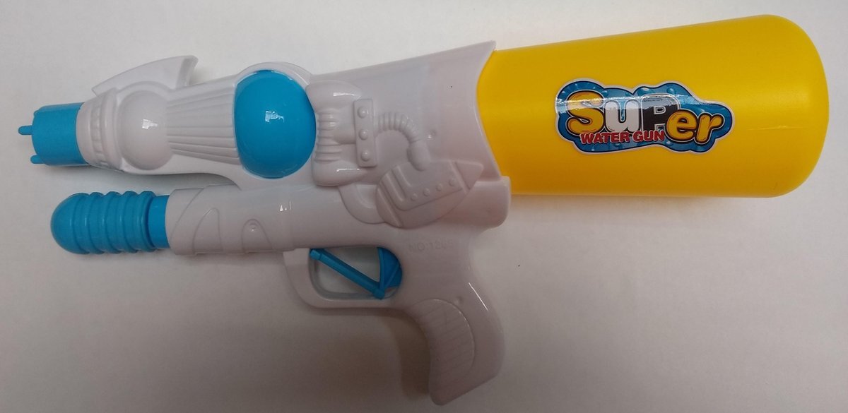 Jins Stoer Waterpistool meiden Spacestar wit/geel (Afmeting: 35x21x8 cm)