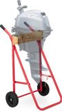 Merkloos Relaxdays Buitenboordmotor Trolley - Rood