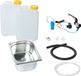 Barwig 230V Kit de cuisine pour camping-cars, évier 325x265x150mm, chrome, 19 litres, adapté pour Vito et Transit