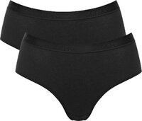 Sloggi Go Casual Midi 2-Pack - Black - Women's XXL