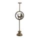 Clayre & Eef Bougeoir 13*9*48 cm Cuivre Métal Renne Porte-bougie Porte-bougie Cuivre