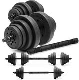 Actiget® Set haltères - 30 KG - Réglable - Noir