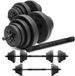Actiget® Set haltères - 30 KG - Réglable - Noir