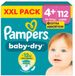 Pampers Baby Dry Luiers Maat 4+ (10-15 kg) - 2 x 56 stuks - Voordeelverpakking
