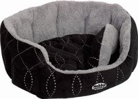 Nobby comfortbed ovaal ceno zwart - 45 x 40 x 19 cm