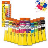 Cléopâtre Gouache-kleurmiddel in buizen, 5 stuks in blisterverpakking, 10 x 10 ml, meerkleurig