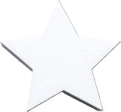 Glorex Hobby Piepschuim vormen sterren - 20 x 5 cm - hobby/knutselmateriaal - Kerst sterren maken
