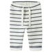 NAME IT BABY regular fit gestreepte joggingbroek - ecru