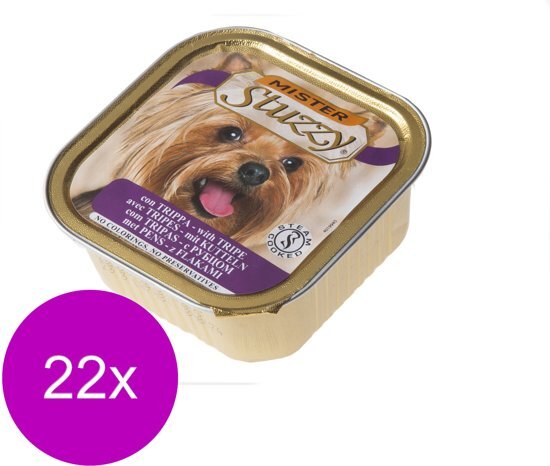 Mister Stuzzy Dog PatÃ© 150 g - Hondenvoer - 22 x Pens