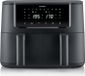 SEVERIN Friteuse à air FR2463, 8 litres de capacité, double panier, 10 programmes, 2600W