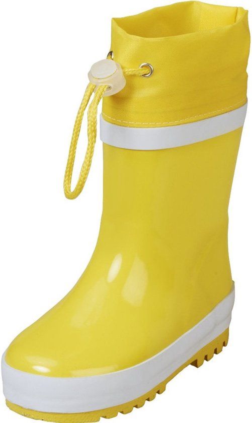 Playshoes Regenlaarzen met trekkoord Kinderen - Geel - Maat 32-33