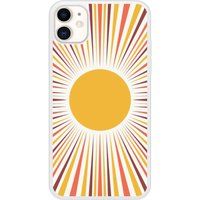 Sun Siliconen hoesje compatibel met iPhone 11