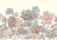 Komar Fotobehang - Painted Trees 400x280cm - Vliesbehang