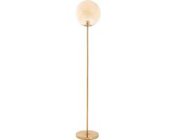 Light & Living Medina Floor Lamp - 160cm - Amber/Gold - E27