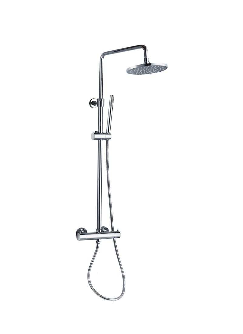 Sani Royal Regendouche Chroom met Thermostaatkraan Compleet 20 cm Rond