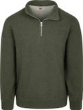 Levi's Sweat Half Zip Olive - Maat S - Heren - Quarter zip