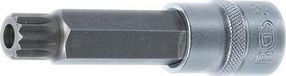 BGS 4357 | Dopsleutelbit | lengte 100 mm | 12,5 mm (1/2") | veeltand (voor XZN) met boring M16