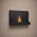 Tenderflame Piano 180 Wandmontage Open Haard Zwart