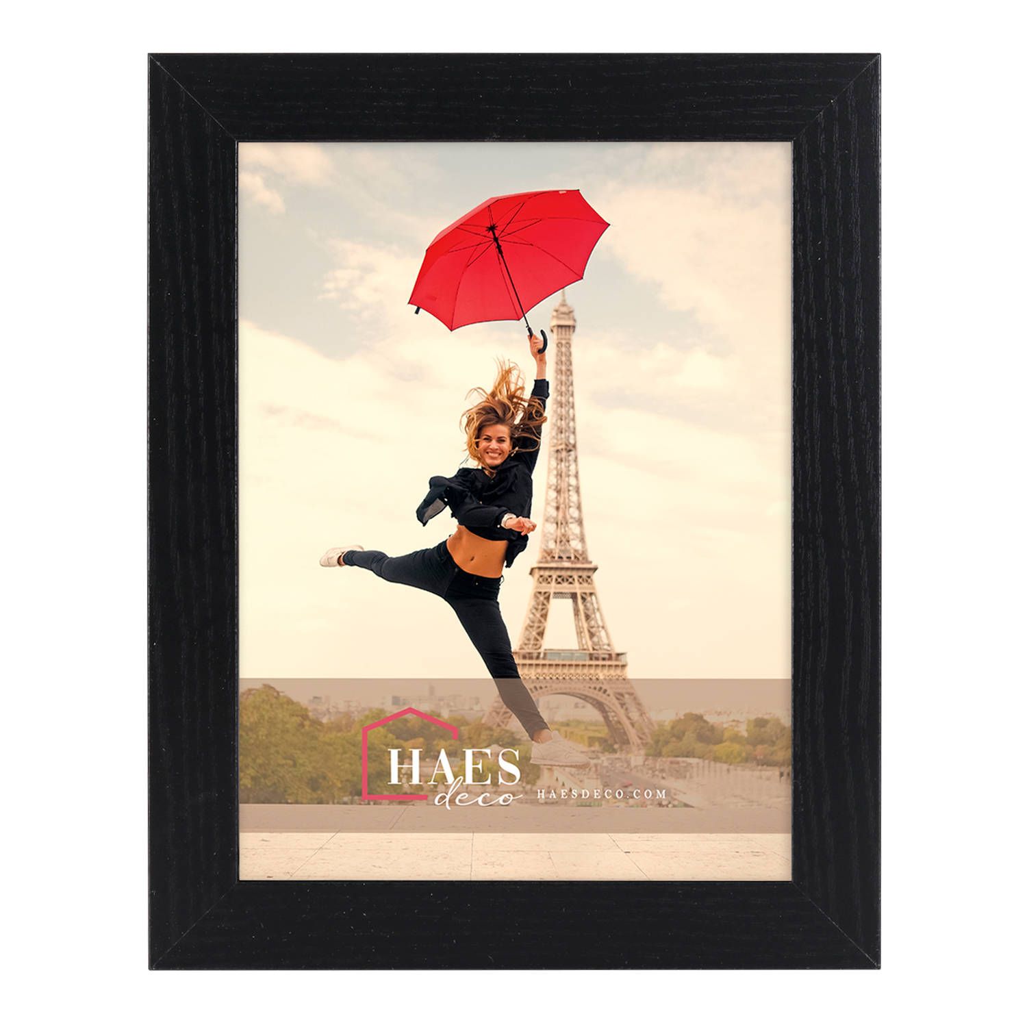 HAES deco Houten Fotolijst Paris Zwart 20x25